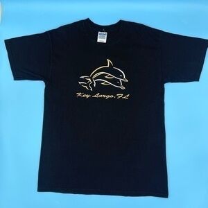 VTG Embroidered Key Largo, Florida Dolphins T-shirt